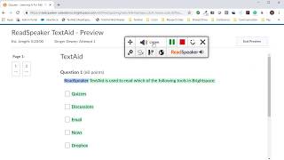 ReadSpeaker Overview for D2L Brightspace [upl. by Silado435]