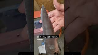 Grinding 20cv super steel chef knife by Ikigai Knives [upl. by Ferriter623]