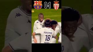 Barcelona VS Monaco  Jon gamper Trophy Final trend football lewandowski soccer [upl. by Arretahs370]