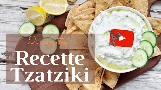 Recette tzatziki une recette facile rapide tzatziki sauce comment faire du tzatziki [upl. by Gerge528]