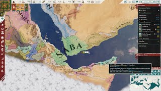 Imperator Rome  Invictus Saba  Episode 2  Building New Port Cities amp A War Against Main [upl. by Neehar]