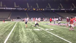 Cardale Jones passing at Mondays Ohio State practice [upl. by Anhpad159]