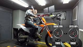 2024 KTM 300 EXCXCW TBI First Service 1H [upl. by Ardnasil988]