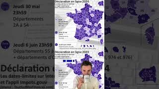 Date limite déclaration revenus 2024 selon les départements [upl. by Pomcroy]