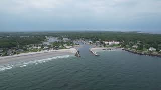 Kennebunkport Maine 360 degree look including houses along shore 6172024  DJI 0267 [upl. by Eraste]