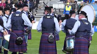 Lomond amp Clyde Pipe Band  The World Pipe Band Championships [upl. by Lemhar224]