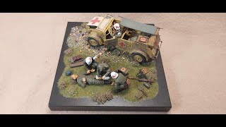 TAMIYA 135 Kubelwagen Ausf 82  Wheeled Vechicles In Military Use Group Build  A Build In Picture [upl. by Eintirb174]