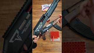 AK47 Gel Blaster VS M870 Dart Blaster [upl. by Eilsew290]