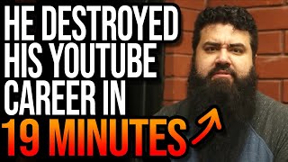 How to DESTROY Your YouTube Career in 19 Minutes [upl. by Artekal]