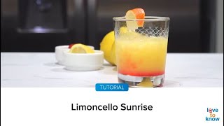 Limoncello Sunrise Recipe [upl. by Ainesy]