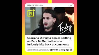 Graziano Di Prima has rejected claims he spat at former Strictly Come Dancing partner Zara [upl. by Hercules]