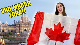 VOU MORAR NO CANADÁ Diário de Intercâmbio 1 [upl. by Enileuqkcaj]