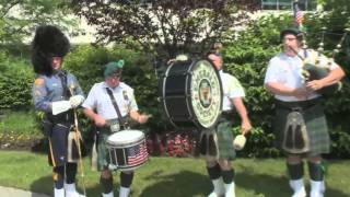 quotGod Bless Americaquot performed by Fire and Police Pipe and Drum Band [upl. by Norrv]