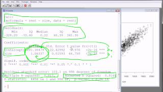 R  Simple Linear Regression part 2 [upl. by Nino]