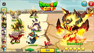 DRAGON CITY  The Final Boss Flame Titan Dragon  DRAGON RESCUE 2022 😱 [upl. by Pierette]