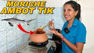 Moriche AmbotTik Recipe  मोरीचे आंबटतीक  Shark Ambottik  Goan Couple [upl. by Asiram428]