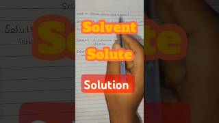 What is solvent solute and solutions kamal kishor education chemistry [upl. by Vassili43]