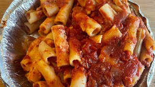 ASMR Eating Sounds Sbarro Baked Ziti  No Talkking [upl. by Bohi]