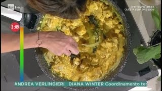 Le ricette di Benedetta Parodi  Pollo al curry con riso basmati  Domenica In 19112017 [upl. by Petersen661]