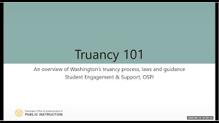 Truancy 101 Webinar [upl. by Boy55]