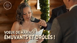 Voeux de mariage émouvants et drôle  Vidéo de mariage Grand Lodge Tremblant [upl. by Erna]