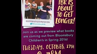 Bloomsbury Kids US Spring Preview Live Stream [upl. by Alauqahs]