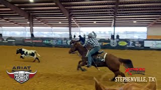 Ariat World Series of Team Roping  Open Roping at the Stephenville Qualifier [upl. by Eniledgam375]