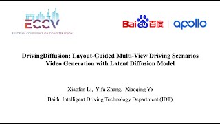 ECCV 2024 DrivingDiffusion LayoutGuided MultiView Driving Scenarios Video Generation [upl. by Eloccin293]