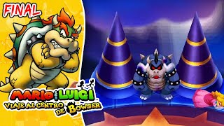 BOSS FINAL BOWSER OSCURO  MARIO amp LUIGI VIAJE AL CENTRO DE BOWSER FINAL  3DS  Gameplay Español [upl. by Eiggep]