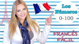 FRANCÉS FÁCIL 🇫🇷 Cómo PRONUNCIAR los NÚMEROS 0100 [upl. by Knipe]