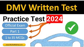 DMV Written Test 2024 Permit Practice Test Questions Answers [upl. by Rieger194]