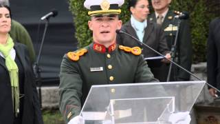 Decalogo del Gendarme acto de aniversario de la Gendarmería Nacional Argentina 28072016 [upl. by Lang]