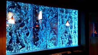 Custom Bubble WallDancing Bubble WallIndoor Water Wall Feature [upl. by Enivid527]