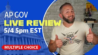 AP Gov Multiple Choice LIVE Review 54 5pm EST [upl. by Stevenson743]