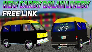 New Carry Daba Livery Free Download  Carry Suzuki Mod Livery [upl. by Apfelstadt612]