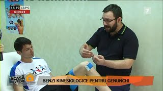 Benzi kinesiologice pentru dureri de genunchi [upl. by Peery]