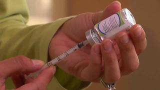 How To Prepare an Insulin Syringe to Inject a Diabetic Cat [upl. by Ansilme676]