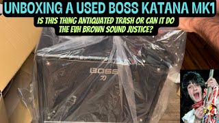 Unboxing A Used Boss Katana MK1 And Seeing If It Can Reproduce The Van Halen Brown Sound [upl. by Ahsemat]