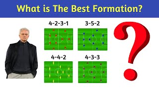 What is the Best Formation in Football 4231 vs 433 vs 352 vs 442 [upl. by Keon639]