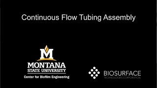 Chapter 06 Continuous flow tubing assembly [upl. by Jeanette565]