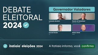 ELEIÇÕES MUNICIPAIS ACOMPANHE O DEBATE DOS CANDIDATOS DE GOVERNADOR VALADARES [upl. by Asen]