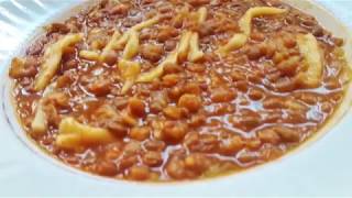 Yeşil Mercimek Yemeği Nasıl Yapılır  Mercimek Yemeği Tarifi  Lentil Dish  Bizim Terek [upl. by Fan]