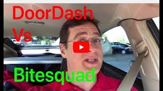 First day at DoorDash vs Bitesquad [upl. by Dawson639]