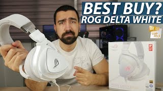 NAJBOLJE SLUŠALICE ZA 100e  ROG DELTA WHITE [upl. by Tychon]