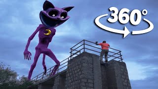 360° GIANT CatNap in the City VR Poppy Playtime 3  Funny animation [upl. by Belford878]