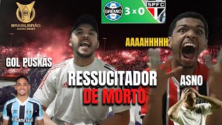 REACT GRÊMIO 3 X 0 SÃO PAULO BANDO DE SAFADOS [upl. by Colston]