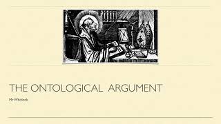 The Ontological Argument [upl. by Marcille]