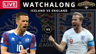 Iceland vs England LIVE STREAM Full Match  Live Football Watchalong  Nations League 2020 [upl. by Adnahsam]