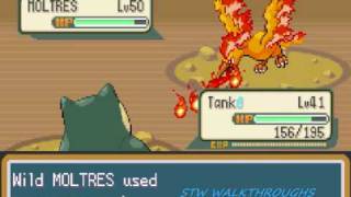 Pokemon Fire Red Walkthrough Part 41 The Legendary Brid  Moltres [upl. by Aicenet]