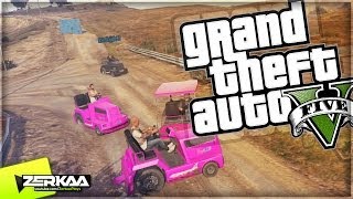 GTA V Online Funny Moments  quotGOLF CART GANG RETURNSquot  E039 GTA 5 [upl. by Rehpinnej615]